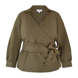 Wrap Top Khaki