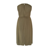 Drape Dress Khaki