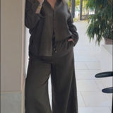 Casual Trouser 100% Linen Khaki